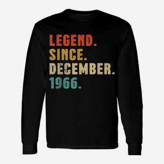 Funny Legend Since December 1966 55Th Birthday 55 Year Old Unisex Long Sleeve | Crazezy UK