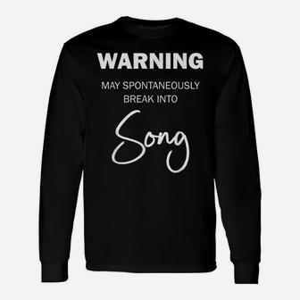 Funny Musical Theatre Gift Idea For Musical Theatre Actor Unisex Long Sleeve | Crazezy UK