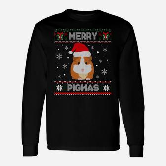 Funny Pigmas Guinea Pig Ugly Christmas Sweaters Sweatshirt Unisex Long Sleeve | Crazezy DE
