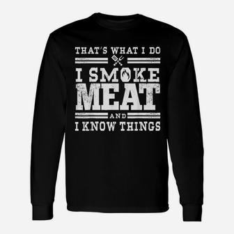 Funny Pitmaster I Meat Bbq Smoker Grill Gift Unisex Long Sleeve | Crazezy CA