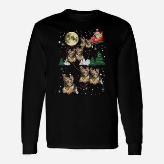 Funny Reindeer Yorkie Xmas Christmas Dog Lovers Gift Sweatshirt Unisex Long Sleeve | Crazezy