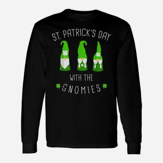 Funny St Patricks Day Gnome Design For Irish Gnome Lovers Unisex Long Sleeve | Crazezy