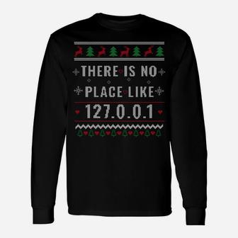 Funny Ugly Christmas Programmer Xmas Gift Sweatshirt Unisex Long Sleeve | Crazezy