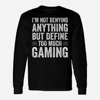 Funny Video Games Gaming Design For Gamer Online Gaming Unisex Long Sleeve | Crazezy CA