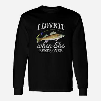Funny Walleye Fishing Freshwater Fish Gift Unisex Long Sleeve | Crazezy UK