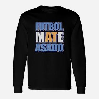 Futbol Mate Asado Funny Vintage Argentina Unisex Long Sleeve | Crazezy DE