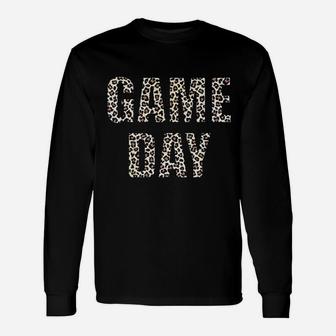 Game Day Leopard Unisex Long Sleeve | Crazezy