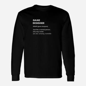 Game Designer Gift Unisex Long Sleeve | Crazezy