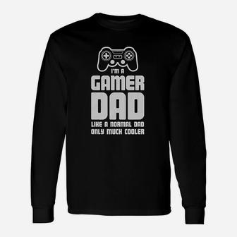 Gamer Dad Video Game Fathers Day Gaming Unisex Long Sleeve | Crazezy AU