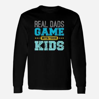 Gaming Fathers Day Gamer Dad Unisex Long Sleeve | Crazezy
