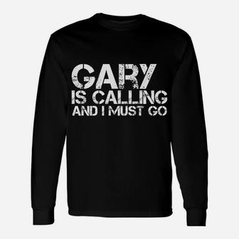 Gary In Indiana Funny City Trip Home Roots Usa Gift Unisex Long Sleeve | Crazezy AU