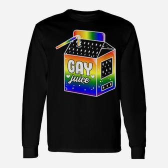 Gay Juice Aesthetic Lgbtq Gay Pride Long Sleeve T-Shirt - Monsterry CA