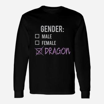 Gender Dragon Unisex Long Sleeve | Crazezy