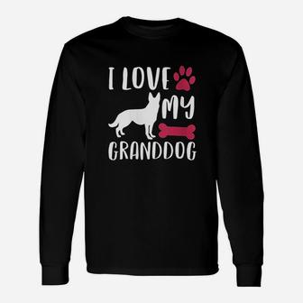German Shepherd Grandma Grandpa Granddog Unisex Long Sleeve | Crazezy CA