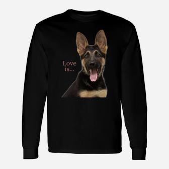 German Shepherd Shirt Shepard Dog Mom Dad Love Pet Puppy Tee Unisex Long Sleeve | Crazezy