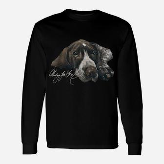 German Shorthaired Pointer Gsp Unisex Long Sleeve | Crazezy