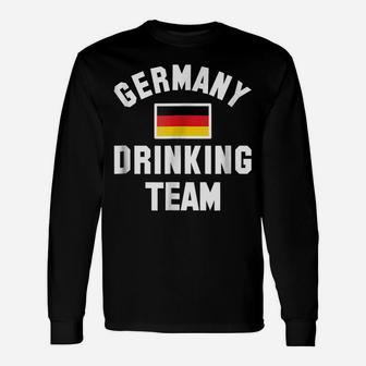 Germany Drinking Team Shirt For Germany Beer Festivals Unisex Long Sleeve | Crazezy UK