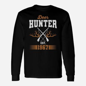 Gifts For 54 Year Old Deer Hunter 1967 Hunting 54Th Birthday Unisex Long Sleeve | Crazezy AU