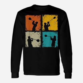 Glass Blowing Retro Squares Glassworking - Glass Blower Gift Unisex Long Sleeve | Crazezy CA