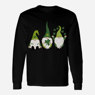 Gnome Leprechaun Tomte Green Gnomes St Patrick's Day Sweatshirt Unisex Long Sleeve | Crazezy DE