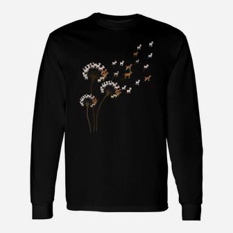 Goat Dandelion Flower Funny Animals Lovers Tee For Men Women Unisex Long Sleeve | Crazezy UK