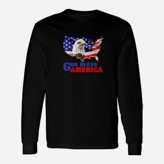 God Bless America Long Sleeve T-Shirt - Thegiftio UK