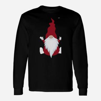 God Jul Swedish Merry Christmas Sweden Tomte Gnome Sweatshirt Unisex Long Sleeve | Crazezy UK