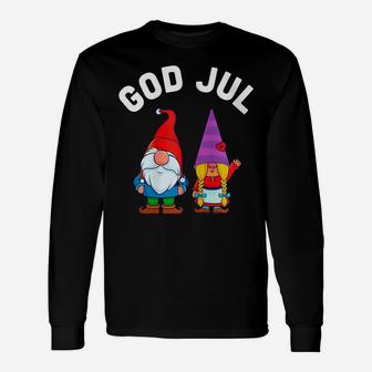 God Jul Xmas Swedish Tomte Gnome Matching Family Christmas Zip Hoodie Unisex Long Sleeve | Crazezy AU