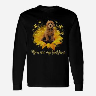 Goldendoodle You Are My Sunshine Long Sleeve T-Shirt - Monsterry