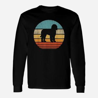 Goldendoodle Vintage Silhouette 60S 70S Retro Gift Dog Lover Unisex Long Sleeve | Crazezy CA