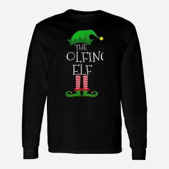Golfing Elf Matching Family Group Christmas Party Pajama Unisex Long Sleeve | Crazezy AU