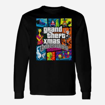 Grand Theft Xmas Long Sleeve T-Shirt - Monsterry CA