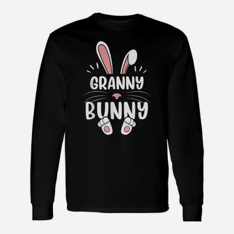 Granny Bunny Funny Matching Easter Bunny Egg Hunting Unisex Long Sleeve | Crazezy DE