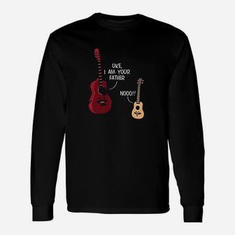 Guitar Fathers Day Uke I Am Your Father Music Dad Unisex Long Sleeve | Crazezy CA