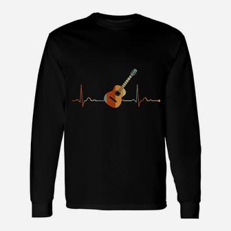 Guitar Heartbeat Guitarist Unisex Long Sleeve | Crazezy