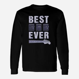 Guitarist Father Best Dad Ever Unisex Long Sleeve | Crazezy