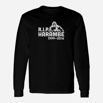 Haase Unlimited Rip Harambe 1999 2016 Never Forgotten Unisex Long Sleeve | Crazezy AU