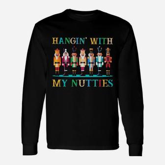 Hangin' With My Nutties Long Sleeve T-Shirt - Monsterry DE