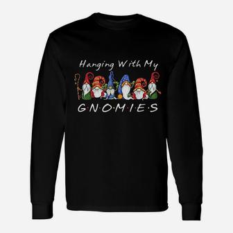 Hanging With My Gnomies Gnome Friend Long Sleeve T-Shirt - Thegiftio UK
