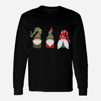 Hanging With My Gnomies Gift Funny Merry Christmas Gnome Unisex Long Sleeve | Crazezy CA