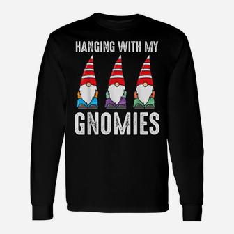 Hanging With My Gnomies - Seasoned Horticulturist Unisex Long Sleeve | Crazezy CA