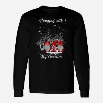 Hanging With Red Gnomies Santa Gnome Christmas Costume Unisex Long Sleeve | Crazezy
