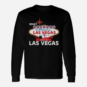 What Happens In Las Vegas Stays In Vegas Cool Long Sleeve T-Shirt - Thegiftio UK