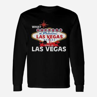 What Happens In Las Vegas Stays In Vegas Long Sleeve T-Shirt - Thegiftio UK