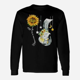Happiness Is Being A Gigi Long Sleeve T-Shirt - Monsterry UK