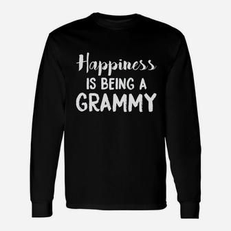 Happiness Is Being A Grammy Unisex Long Sleeve | Crazezy DE