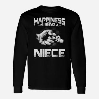 Happiness Is Being A Niece Long Sleeve T-Shirt - Monsterry CA