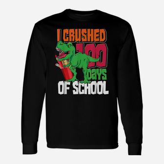 Happy 100Th Day Student Gift Funny 100 Days Of School Unisex Long Sleeve | Crazezy DE
