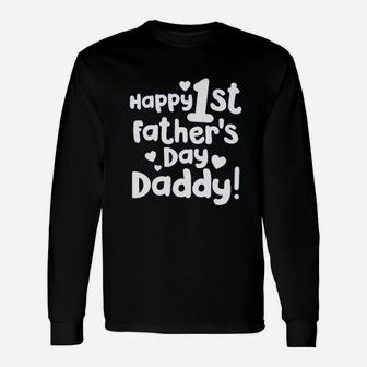 Happy First Fathers Day Unisex Long Sleeve | Crazezy