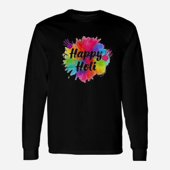 Happy Holi Unisex Long Sleeve | Crazezy UK